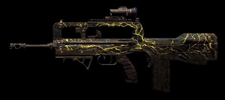 The FR 5.56 (Famas) Burst Assault Rifle in Call of Duty: Warzone.