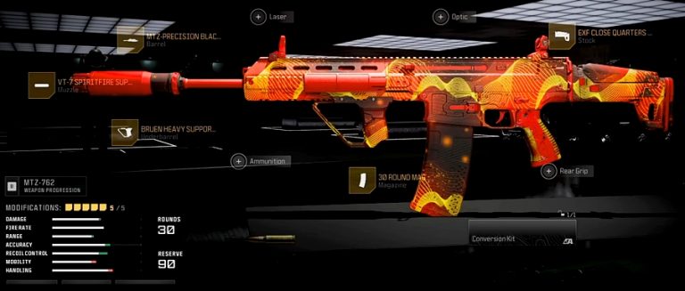 MTZ-762 Battle Rifle loadout for Call of Duty: Warzone.