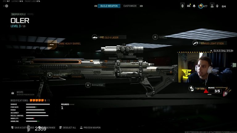 Warzone: FaZe Swagg’s MORS Loadout & Class Setup