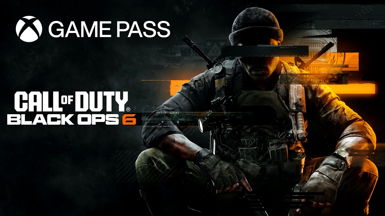 Official announcement poster for Black Ops 6 on Xbox Game Pass.