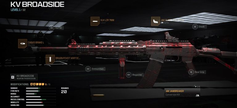 Warzone: Best JAK Jawbreaker KV Broadside Loadout & Class Setup
