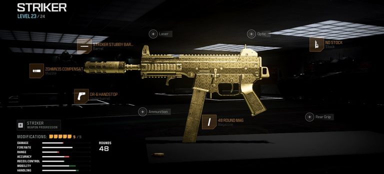 Warzone: Best Striker SMG Loadout & Class Setup