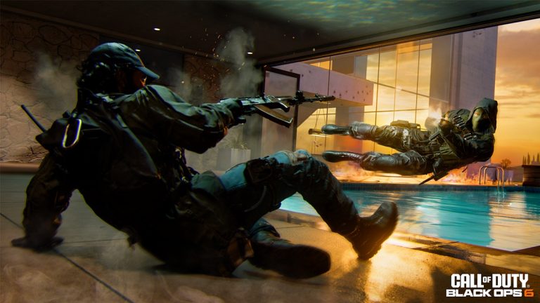 Black Ops 6 image featuring the new Omnimovement gameplay feature.