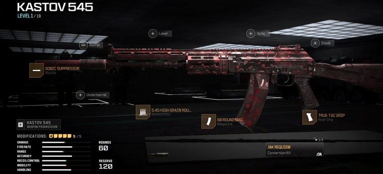 MW3: Best JAK Requiem Kastov 545 Loadout & Class Setup
