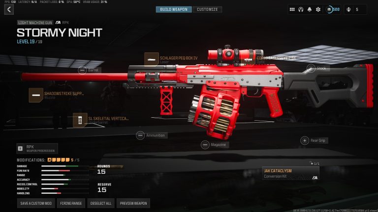 JAK Cataclysm MW3 Build